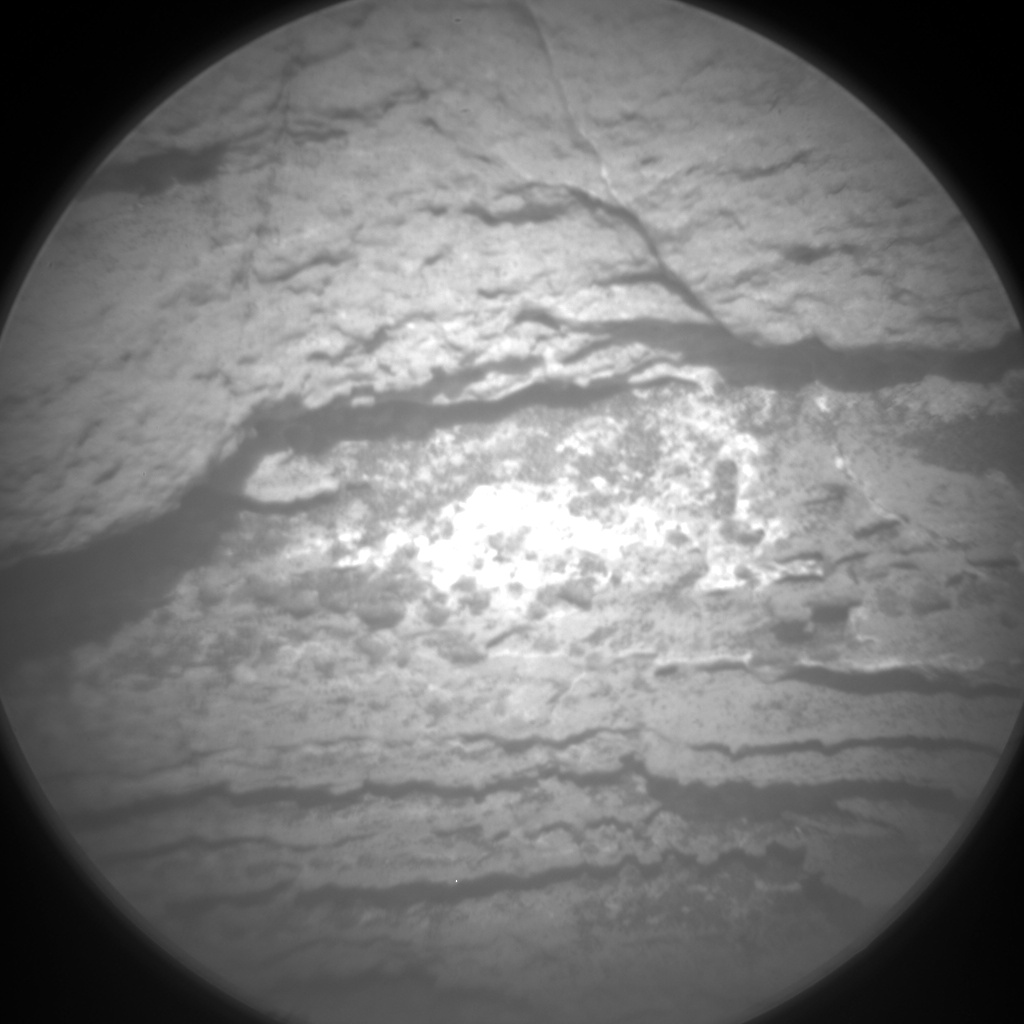 Nasa's Mars rover Curiosity acquired this image using its Chemistry & Camera (ChemCam) on Sol 2581, at drive 1560, site number 77