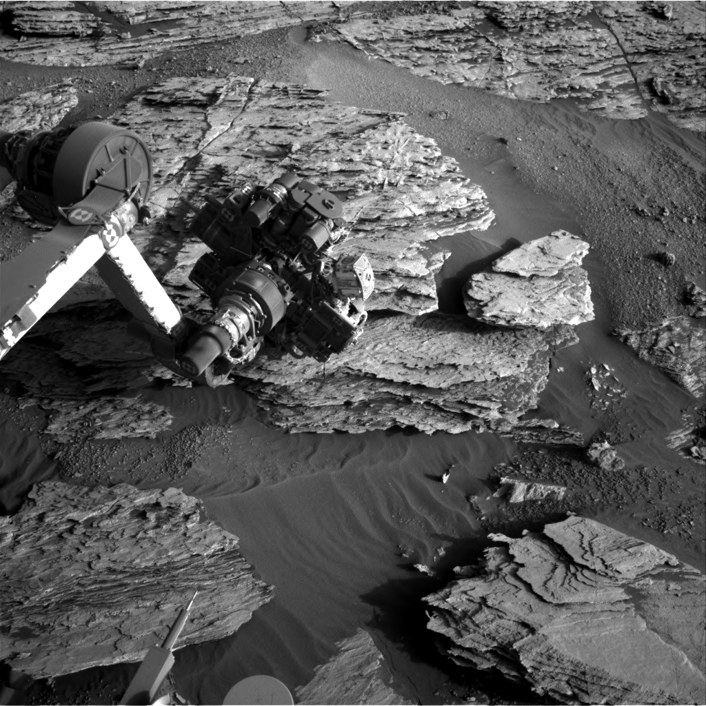 Nasa's Mars rover Curiosity acquired this image using its Right Navigation Camera on Sol 2581, at drive 1560, site number 77