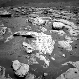 Nasa's Mars rover Curiosity acquired this image using its Left Navigation Camera on Sol 2582, at drive 1578, site number 77