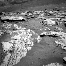 Nasa's Mars rover Curiosity acquired this image using its Left Navigation Camera on Sol 2582, at drive 1590, site number 77