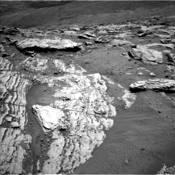 Nasa's Mars rover Curiosity acquired this image using its Left Navigation Camera on Sol 2582, at drive 1596, site number 77