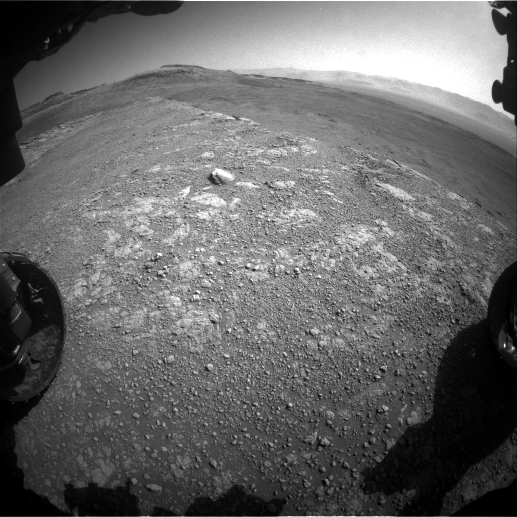 Nasa's Mars rover Curiosity acquired this image using its Front Hazard Avoidance Camera (Front Hazcam) on Sol 2586, at drive 1926, site number 77