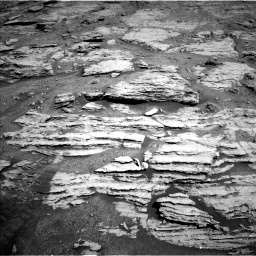 Nasa's Mars rover Curiosity acquired this image using its Left Navigation Camera on Sol 2586, at drive 1638, site number 77