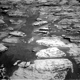 Nasa's Mars rover Curiosity acquired this image using its Left Navigation Camera on Sol 2586, at drive 1668, site number 77