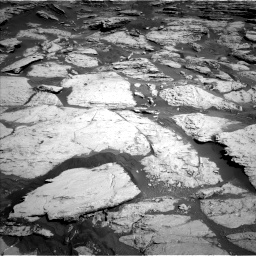 Nasa's Mars rover Curiosity acquired this image using its Left Navigation Camera on Sol 2586, at drive 1704, site number 77