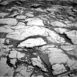 Nasa's Mars rover Curiosity acquired this image using its Left Navigation Camera on Sol 2586, at drive 1710, site number 77