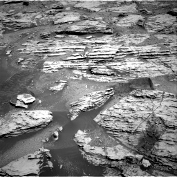 Nasa's Mars rover Curiosity acquired this image using its Right Navigation Camera on Sol 2586, at drive 1650, site number 77
