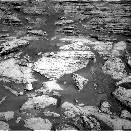 Nasa's Mars rover Curiosity acquired this image using its Right Navigation Camera on Sol 2586, at drive 1680, site number 77