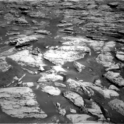 Nasa's Mars rover Curiosity acquired this image using its Right Navigation Camera on Sol 2586, at drive 1686, site number 77