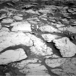 Nasa's Mars rover Curiosity acquired this image using its Right Navigation Camera on Sol 2586, at drive 1704, site number 77