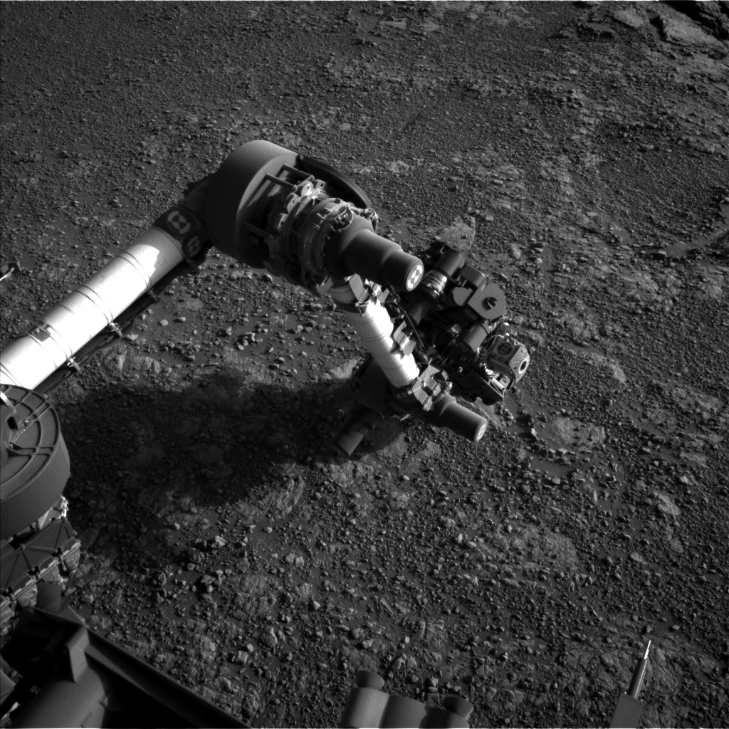 Nasa's Mars rover Curiosity acquired this image using its Left Navigation Camera on Sol 2587, at drive 1926, site number 77