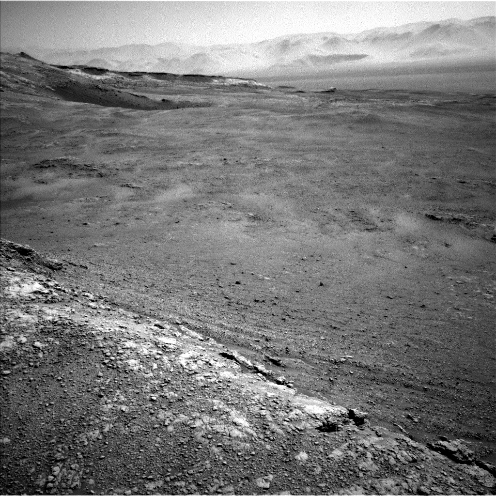 Nasa's Mars rover Curiosity acquired this image using its Left Navigation Camera on Sol 2589, at drive 1986, site number 77