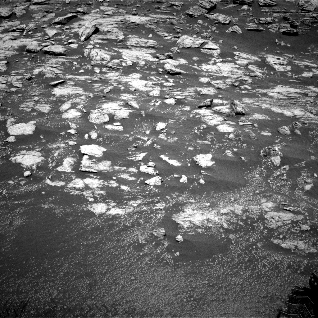 Nasa's Mars rover Curiosity acquired this image using its Left Navigation Camera on Sol 2589, at drive 2038, site number 77