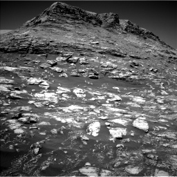 Nasa's Mars rover Curiosity acquired this image using its Left Navigation Camera on Sol 2590, at drive 2080, site number 77