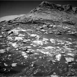 Nasa's Mars rover Curiosity acquired this image using its Left Navigation Camera on Sol 2590, at drive 2086, site number 77