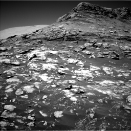 Nasa's Mars rover Curiosity acquired this image using its Left Navigation Camera on Sol 2590, at drive 2092, site number 77