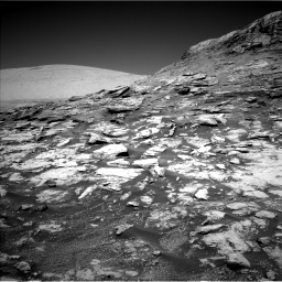 Nasa's Mars rover Curiosity acquired this image using its Left Navigation Camera on Sol 2590, at drive 2146, site number 77