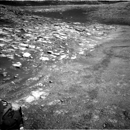 Nasa's Mars rover Curiosity acquired this image using its Left Navigation Camera on Sol 2590, at drive 2146, site number 77
