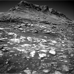 Nasa's Mars rover Curiosity acquired this image using its Right Navigation Camera on Sol 2590, at drive 2080, site number 77