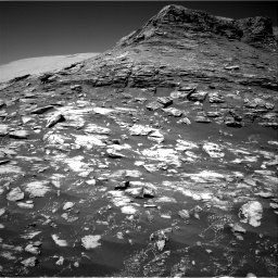 Nasa's Mars rover Curiosity acquired this image using its Right Navigation Camera on Sol 2590, at drive 2092, site number 77