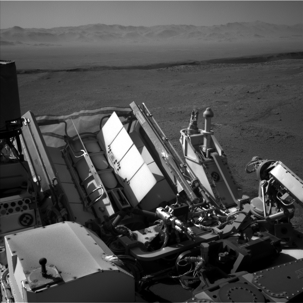 Nasa's Mars rover Curiosity acquired this image using its Left Navigation Camera on Sol 2593, at drive 2540, site number 77