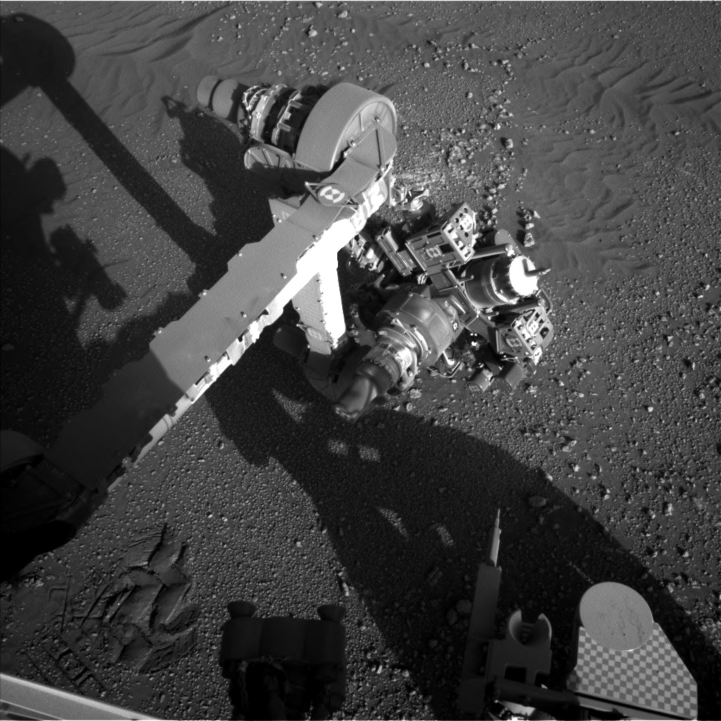 Nasa's Mars rover Curiosity acquired this image using its Left Navigation Camera on Sol 2594, at drive 2540, site number 77
