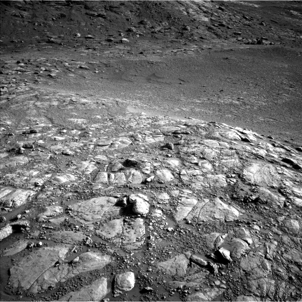 Nasa's Mars rover Curiosity acquired this image using its Left Navigation Camera on Sol 2595, at drive 2786, site number 77