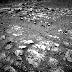 Nasa's Mars rover Curiosity acquired this image using its Left Navigation Camera on Sol 2602, at drive 2870, site number 77