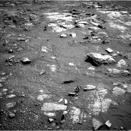 Nasa's Mars rover Curiosity acquired this image using its Left Navigation Camera on Sol 2602, at drive 2942, site number 77