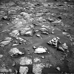 Nasa's Mars rover Curiosity acquired this image using its Left Navigation Camera on Sol 2604, at drive 2972, site number 77