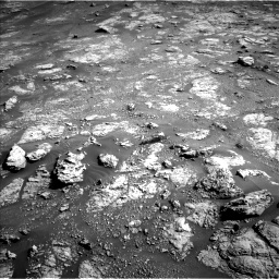 Nasa's Mars rover Curiosity acquired this image using its Left Navigation Camera on Sol 2604, at drive 2990, site number 77
