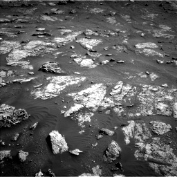 Nasa's Mars rover Curiosity acquired this image using its Left Navigation Camera on Sol 2604, at drive 3086, site number 77