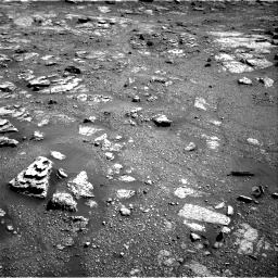 Nasa's Mars rover Curiosity acquired this image using its Right Navigation Camera on Sol 2604, at drive 2966, site number 77