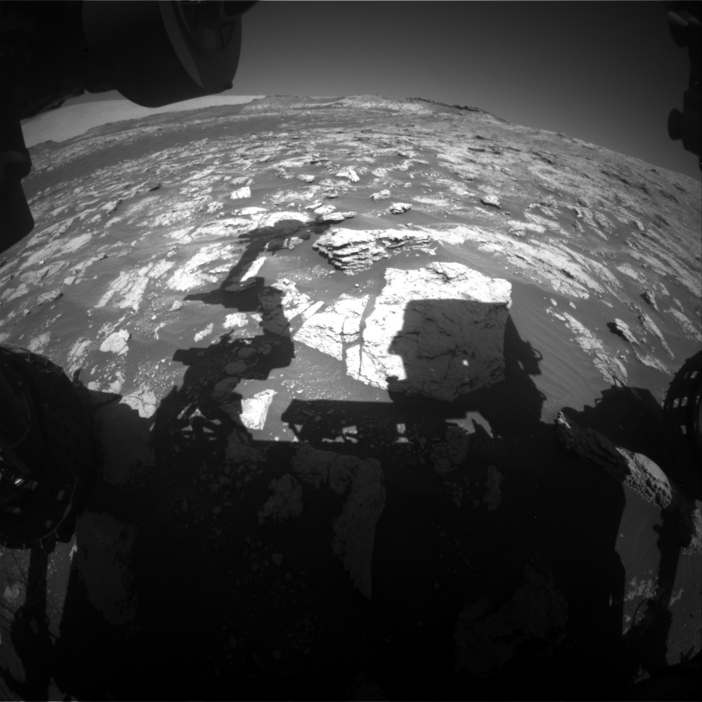 Nasa's Mars rover Curiosity acquired this image using its Front Hazard Avoidance Camera (Front Hazcam) on Sol 2605, at drive 0, site number 78