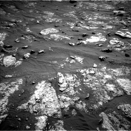Nasa's Mars rover Curiosity acquired this image using its Left Navigation Camera on Sol 2606, at drive 24, site number 78