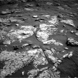 Nasa's Mars rover Curiosity acquired this image using its Left Navigation Camera on Sol 2606, at drive 54, site number 78