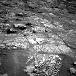 Nasa's Mars rover Curiosity acquired this image using its Left Navigation Camera on Sol 2606, at drive 90, site number 78