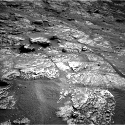 Nasa's Mars rover Curiosity acquired this image using its Left Navigation Camera on Sol 2606, at drive 96, site number 78
