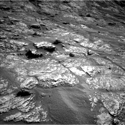 Nasa's Mars rover Curiosity acquired this image using its Left Navigation Camera on Sol 2606, at drive 108, site number 78