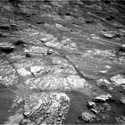 Nasa's Mars rover Curiosity acquired this image using its Right Navigation Camera on Sol 2606, at drive 102, site number 78