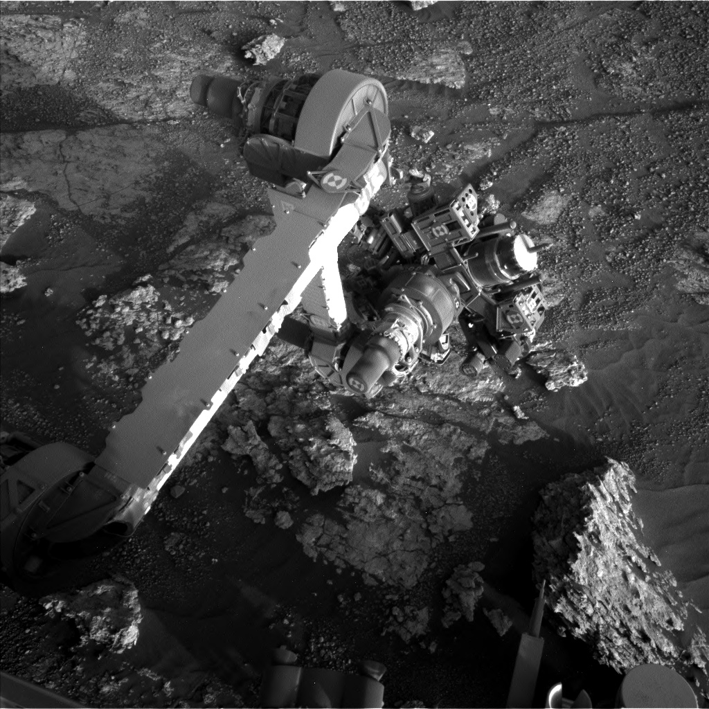 Nasa's Mars rover Curiosity acquired this image using its Left Navigation Camera on Sol 2608, at drive 138, site number 78