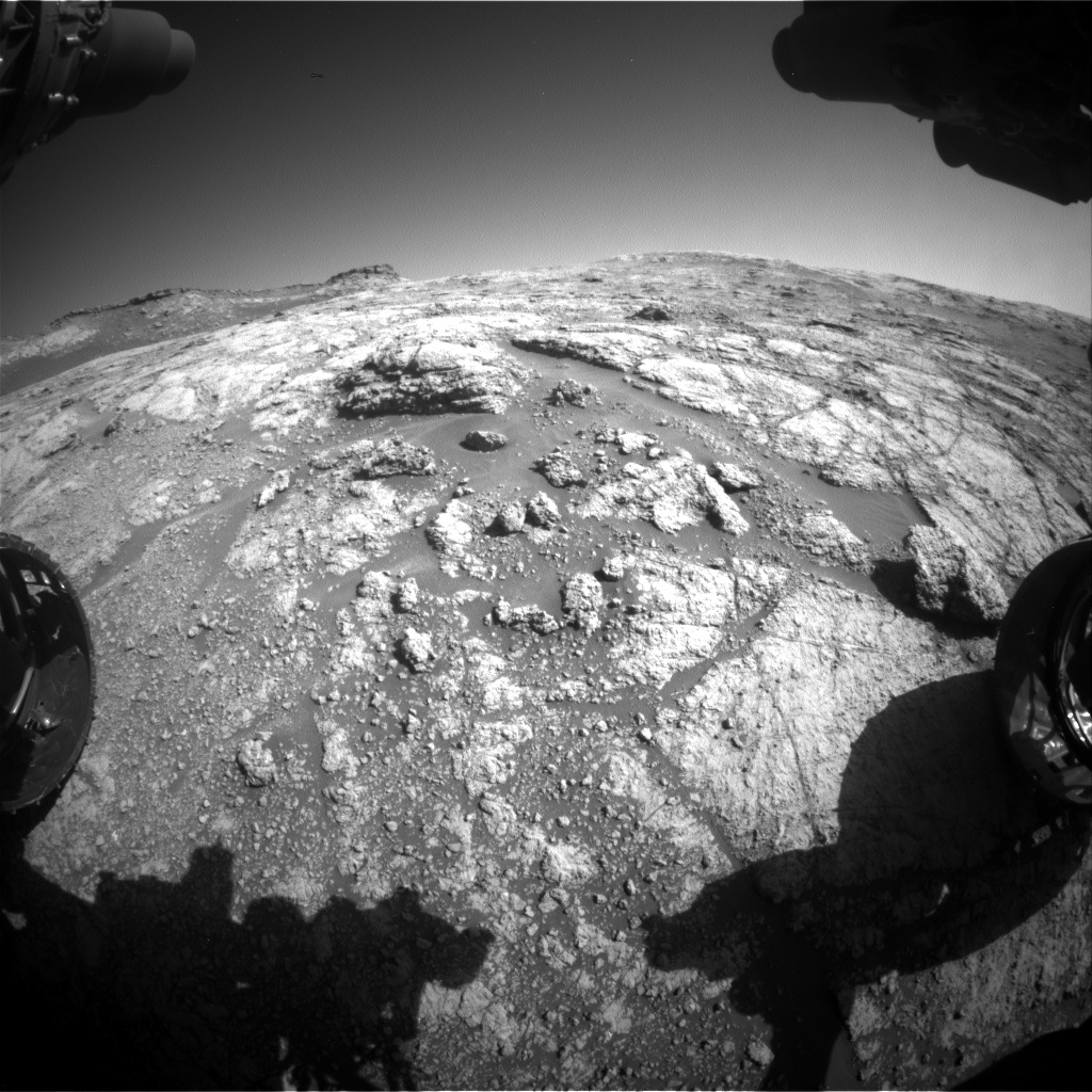 Nasa's Mars rover Curiosity acquired this image using its Front Hazard Avoidance Camera (Front Hazcam) on Sol 2609, at drive 216, site number 78