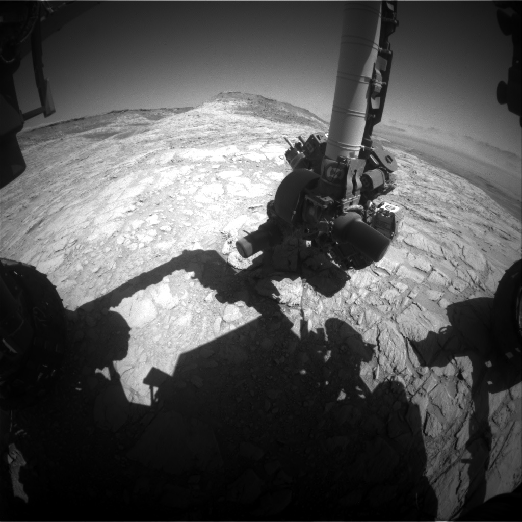 Nasa's Mars rover Curiosity acquired this image using its Front Hazard Avoidance Camera (Front Hazcam) on Sol 2616, at drive 612, site number 78