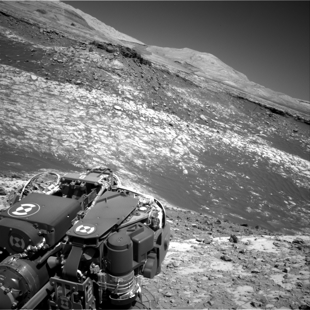 Nasa's Mars rover Curiosity acquired this image using its Right Navigation Camera on Sol 2639, at drive 1160, site number 78