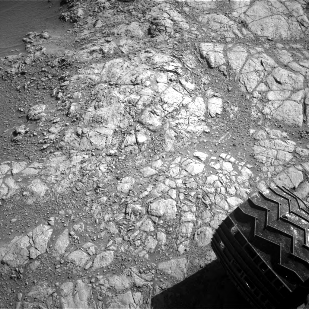 Nasa's Mars rover Curiosity acquired this image using its Left Navigation Camera on Sol 2643, at drive 1442, site number 78