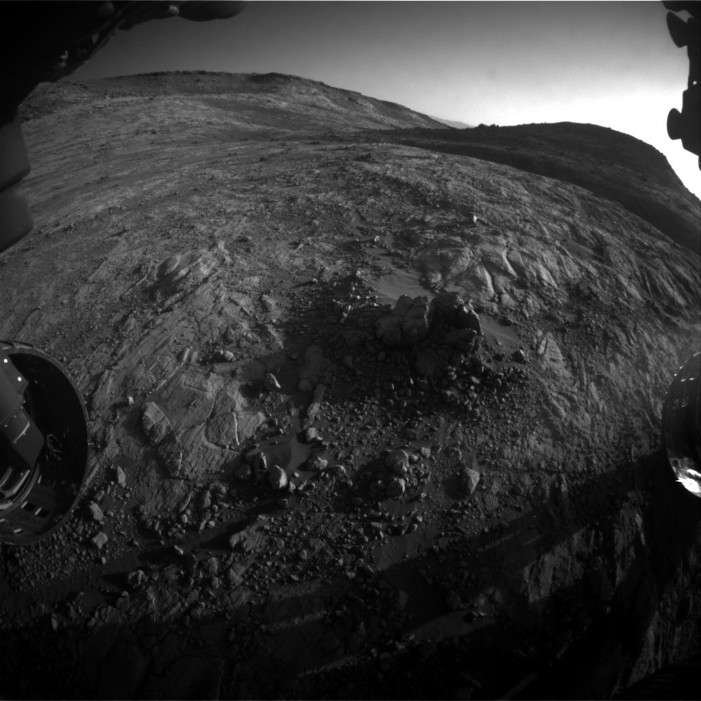 Nasa's Mars rover Curiosity acquired this image using its Front Hazard Avoidance Camera (Front Hazcam) on Sol 2645, at drive 1652, site number 78