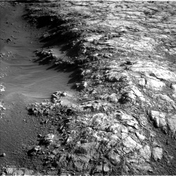 Nasa's Mars rover Curiosity acquired this image using its Left Navigation Camera on Sol 2645, at drive 1448, site number 78