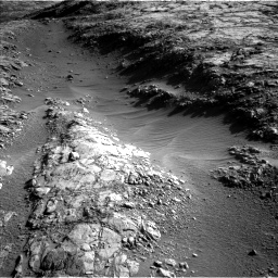 Nasa's Mars rover Curiosity acquired this image using its Left Navigation Camera on Sol 2645, at drive 1460, site number 78