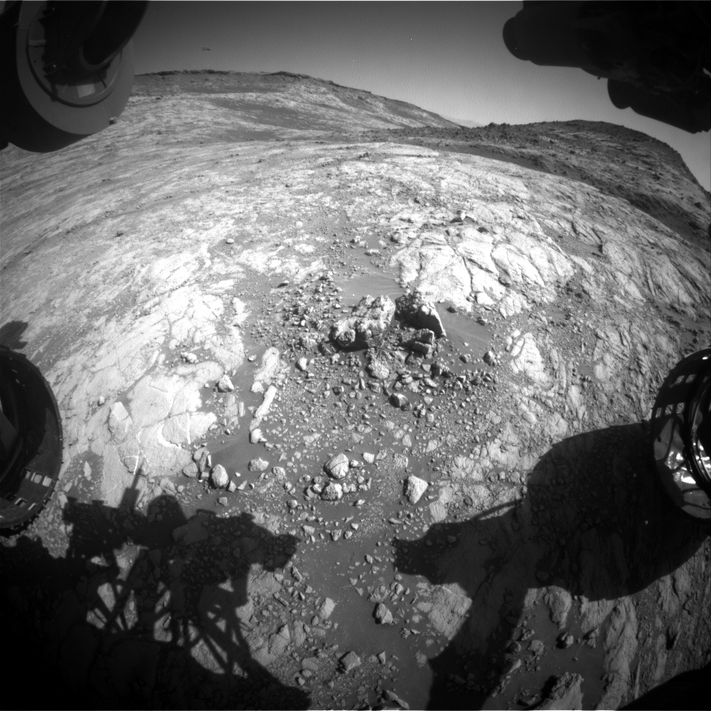 Nasa's Mars rover Curiosity acquired this image using its Front Hazard Avoidance Camera (Front Hazcam) on Sol 2646, at drive 1652, site number 78