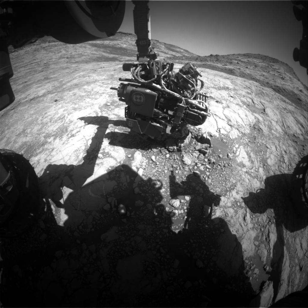 Nasa's Mars rover Curiosity acquired this image using its Front Hazard Avoidance Camera (Front Hazcam) on Sol 2648, at drive 1652, site number 78